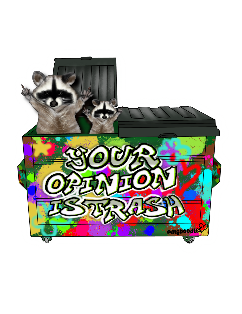 Your Opinion is Trash Sticker